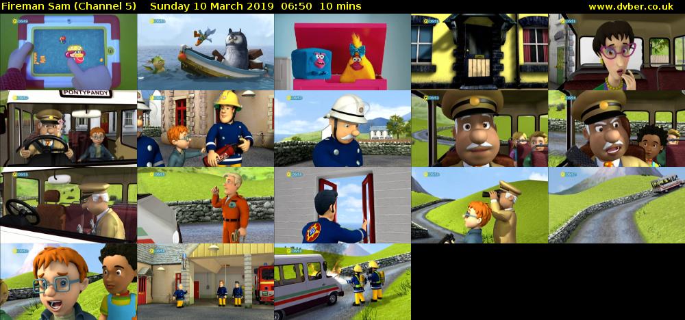 Fireman Sam (Channel 5) Sunday 10 March 2019 06:50 - 07:00