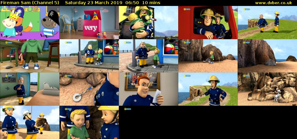 Fireman Sam (Channel 5) Saturday 23 March 2019 06:50 - 07:00