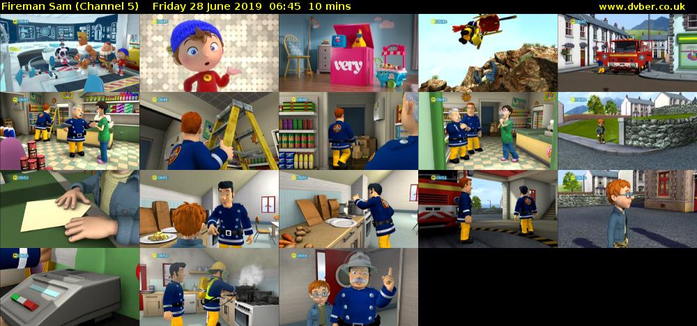 Fireman Sam (Channel 5) Friday 28 June 2019 06:45 - 06:55
