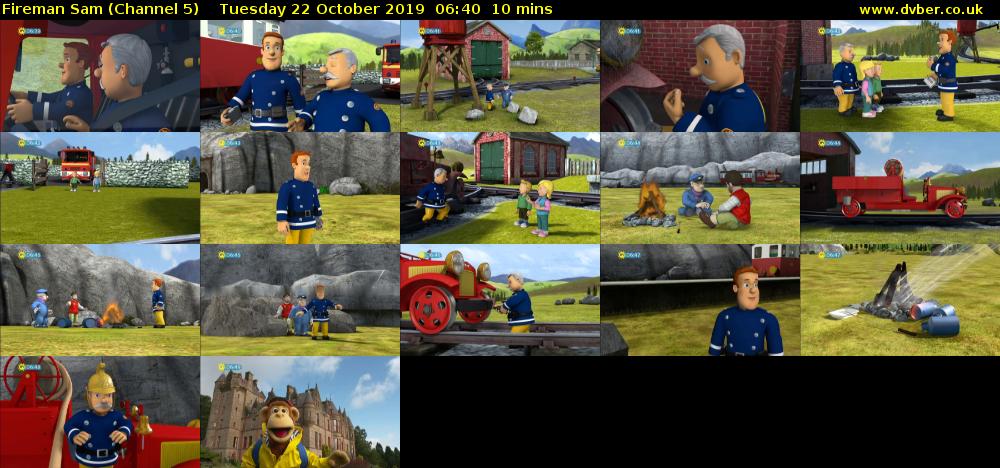 Fireman Sam (Channel 5) Tuesday 22 October 2019 06:40 - 06:50