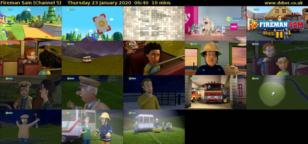 Fireman Sam (Channel 5) Thursday 23 January 2020 06:40 - 06:50