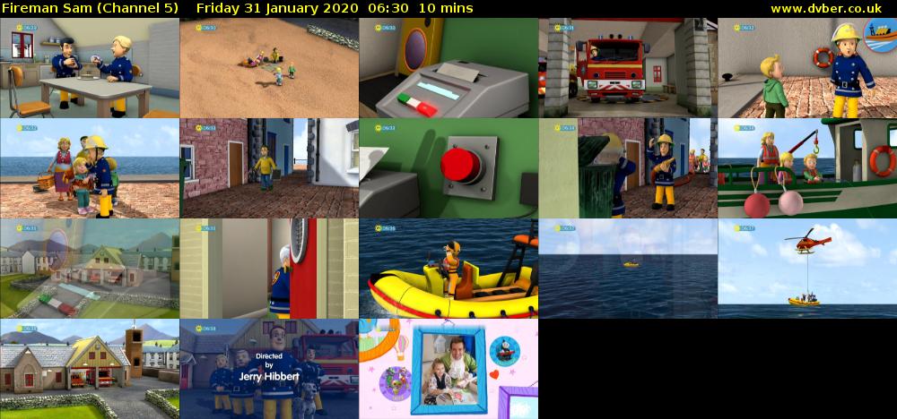 Fireman Sam (Channel 5) Friday 31 January 2020 06:30 - 06:40
