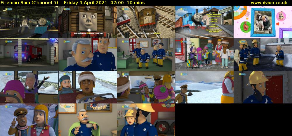 Fireman Sam (Channel 5) Friday 9 April 2021 07:00 - 07:10