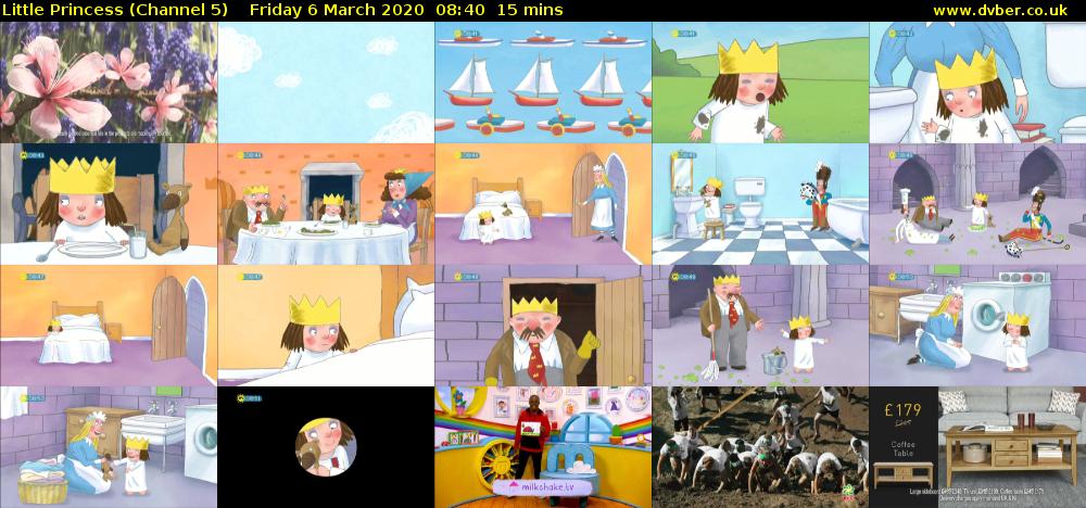 Little Princess (Channel 5) Friday 6 March 2020 08:40 - 08:55