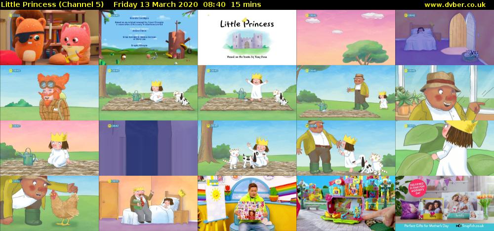 Little Princess (Channel 5) Friday 13 March 2020 08:40 - 08:55