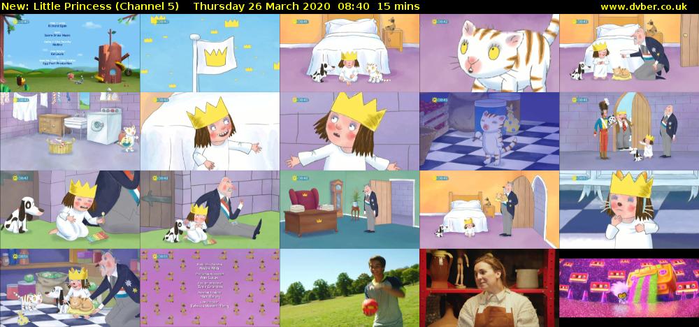 Little Princess (Channel 5) Thursday 26 March 2020 08:40 - 08:55