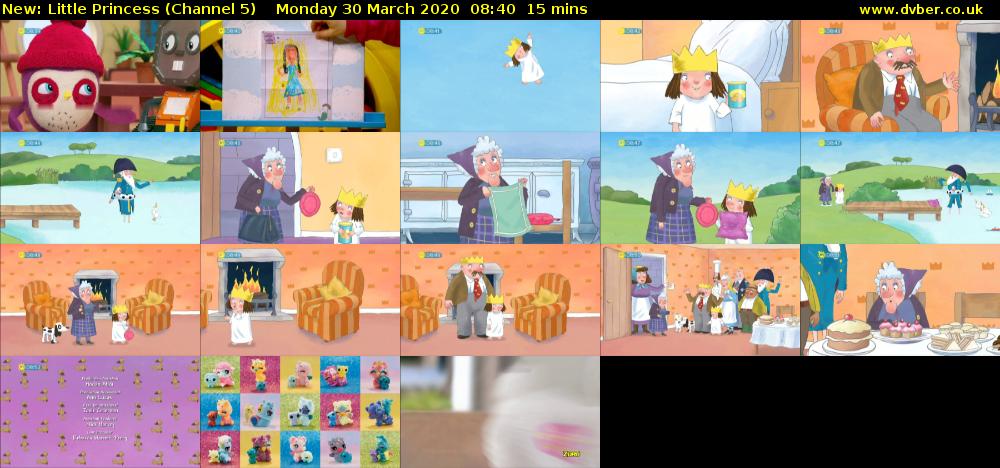Little Princess (Channel 5) Monday 30 March 2020 08:40 - 08:55