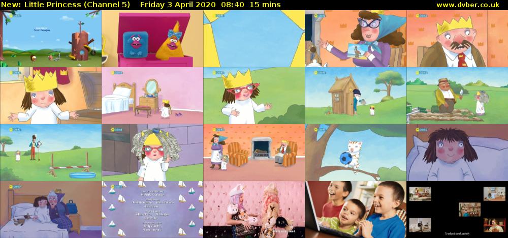 Little Princess (Channel 5) Friday 3 April 2020 08:40 - 08:55