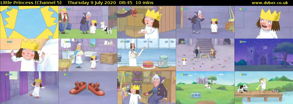 Little Princess (Channel 5) Thursday 9 July 2020 08:45 - 08:55