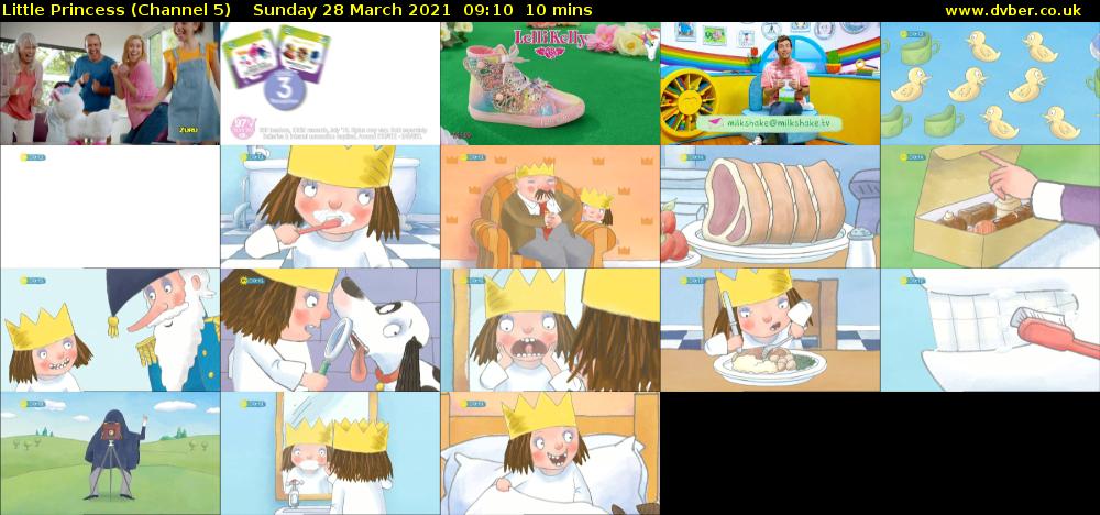 Little Princess (Channel 5) Sunday 28 March 2021 09:10 - 09:20