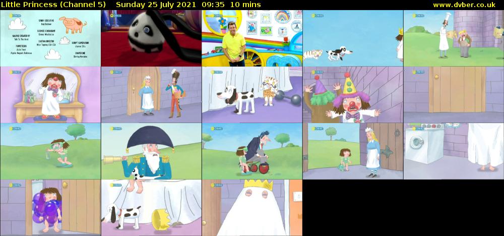 Little Princess (Channel 5) Sunday 25 July 2021 09:35 - 09:45