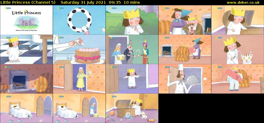 Little Princess (Channel 5) Saturday 31 July 2021 09:35 - 09:45