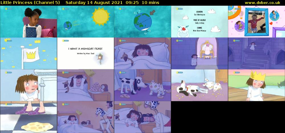 Little Princess (Channel 5) Saturday 14 August 2021 09:25 - 09:35