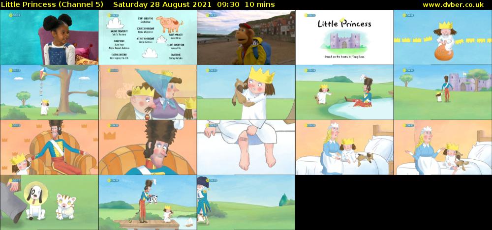 Little Princess (Channel 5) Saturday 28 August 2021 09:30 - 09:40