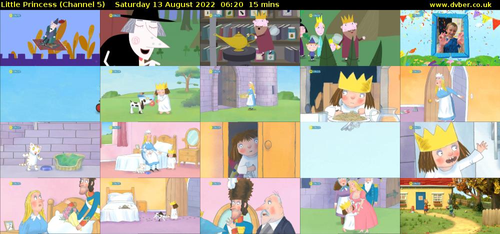 Little Princess (Channel 5) Saturday 13 August 2022 06:20 - 06:35