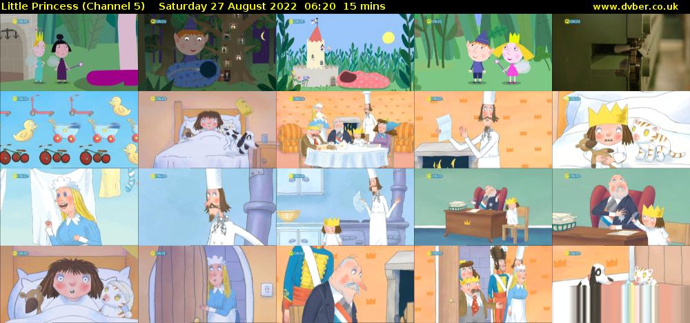 Little Princess (Channel 5) Saturday 27 August 2022 06:20 - 06:35