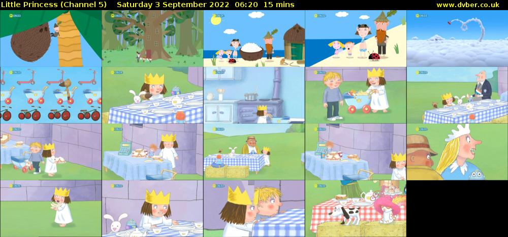 Little Princess (Channel 5) Saturday 3 September 2022 06:20 - 06:35