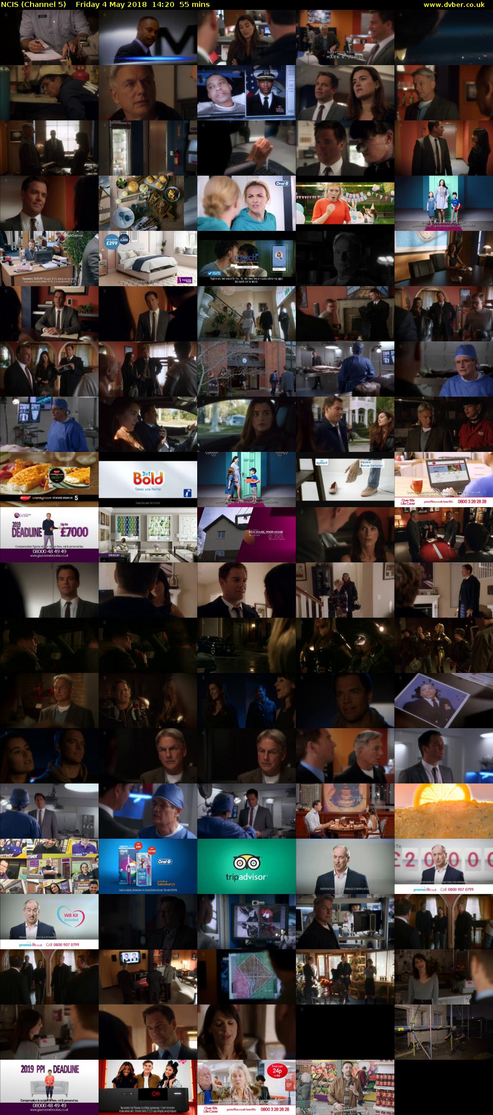 NCIS (Channel 5) Friday 4 May 2018 14:20 - 15:15