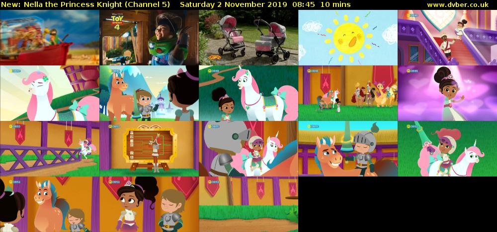 Nella the Princess Knight (Channel 5) Saturday 2 November 2019 08:45 - 08:55