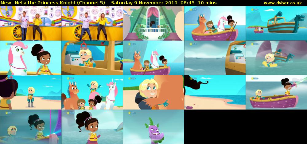 Nella the Princess Knight (Channel 5) Saturday 9 November 2019 08:45 - 08:55