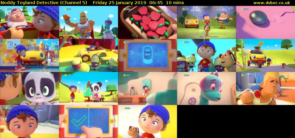 Noddy Toyland Detective (Channel 5) Friday 25 January 2019 06:45 - 06:55