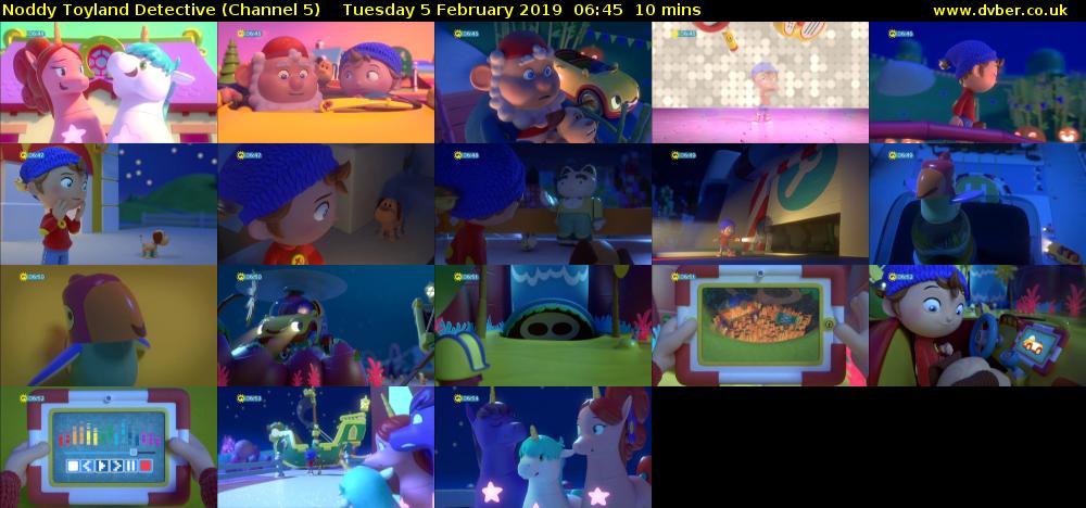 Noddy Toyland Detective (Channel 5) Tuesday 5 February 2019 06:45 - 06:55