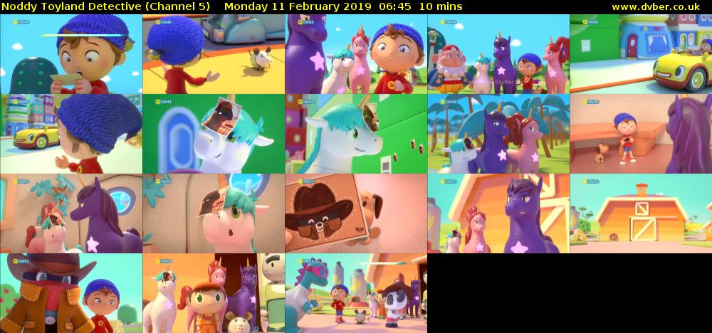 Noddy Toyland Detective (Channel 5) Monday 11 February 2019 06:45 - 06:55