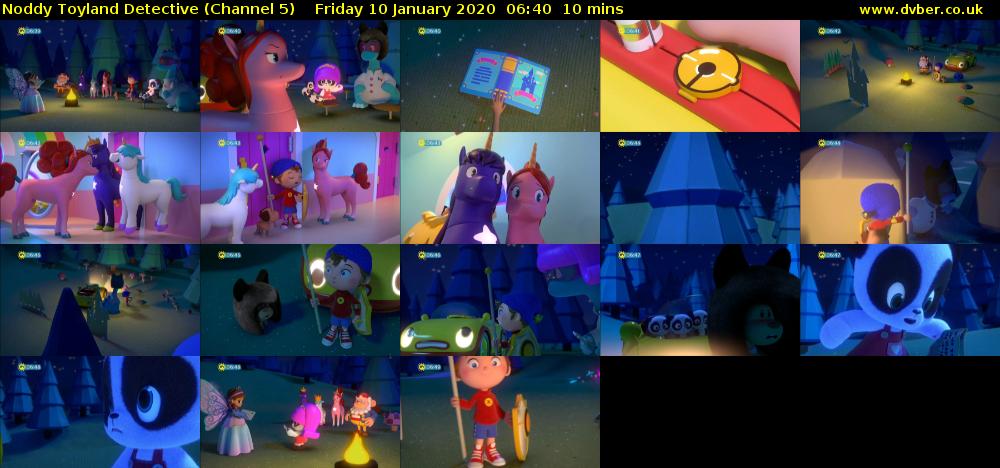 Noddy Toyland Detective (Channel 5) Friday 10 January 2020 06:40 - 06:50