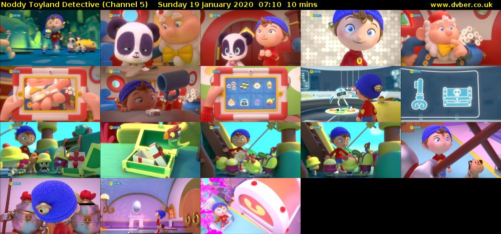 Noddy Toyland Detective (Channel 5) Sunday 19 January 2020 07:10 - 07:20