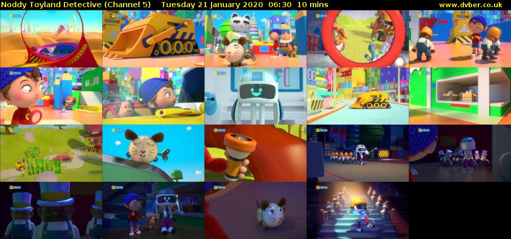 Noddy Toyland Detective (Channel 5) Tuesday 21 January 2020 06:30 - 06:40