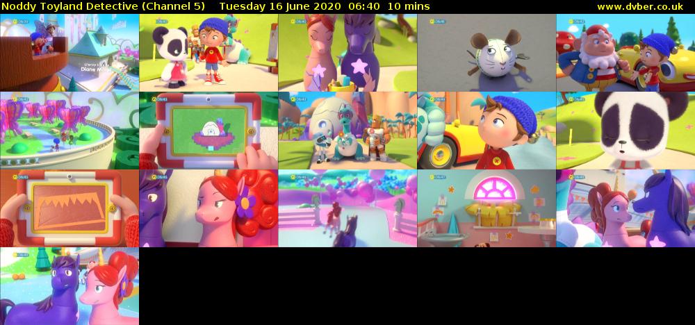 Noddy Toyland Detective (Channel 5) Tuesday 16 June 2020 06:40 - 06:50