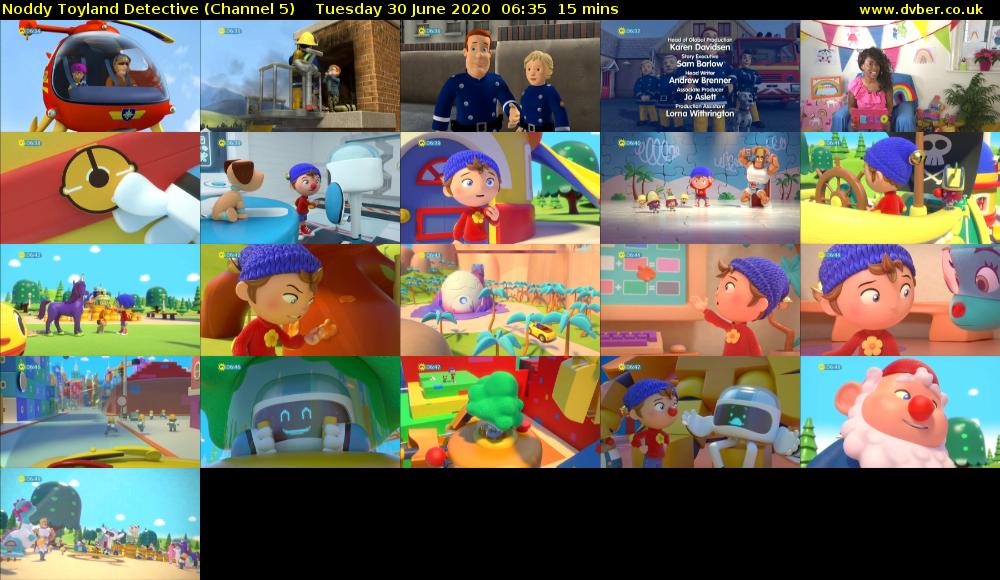 Noddy Toyland Detective (Channel 5) Tuesday 30 June 2020 06:35 - 06:50