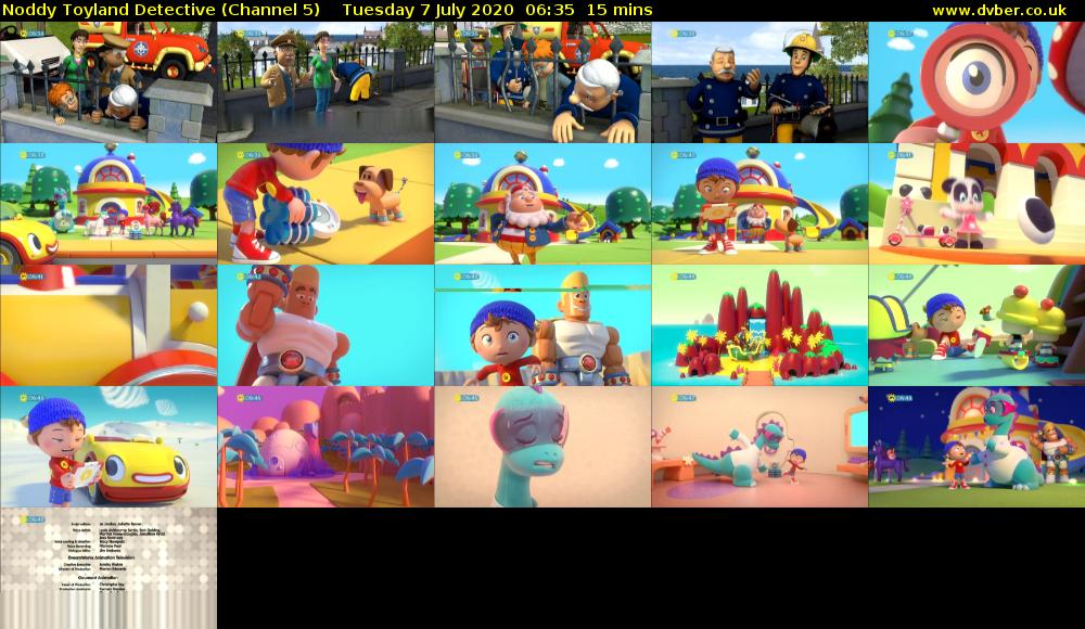 Noddy Toyland Detective (Channel 5) Tuesday 7 July 2020 06:35 - 06:50