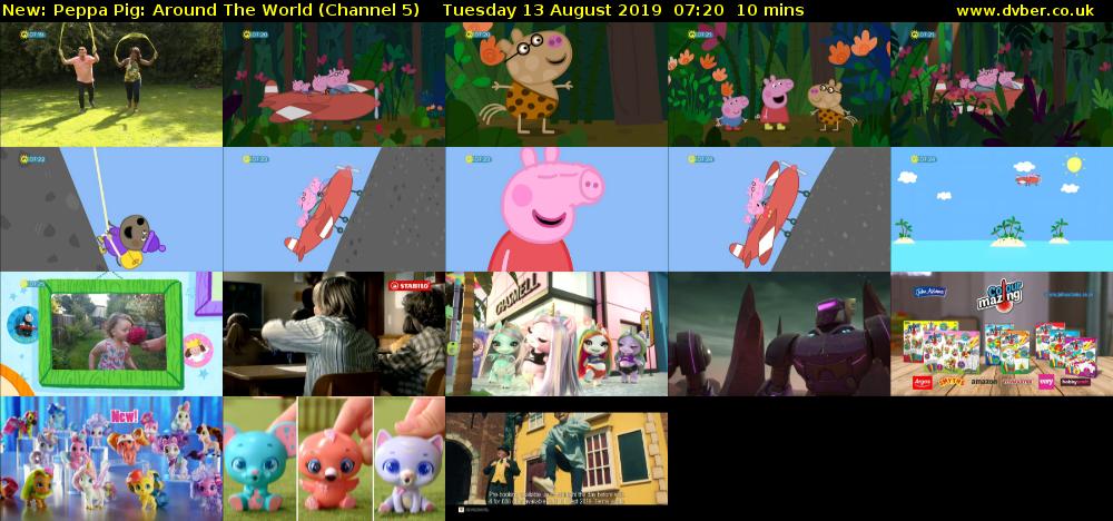 Peppa Pig: Around The World (Channel 5) Tuesday 13 August 2019 07:20 - 07:30