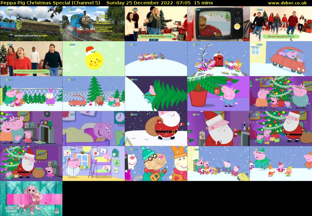Peppa Pig Christmas Special (Channel 5) Sunday 25 December 2022 07:05 - 07:20