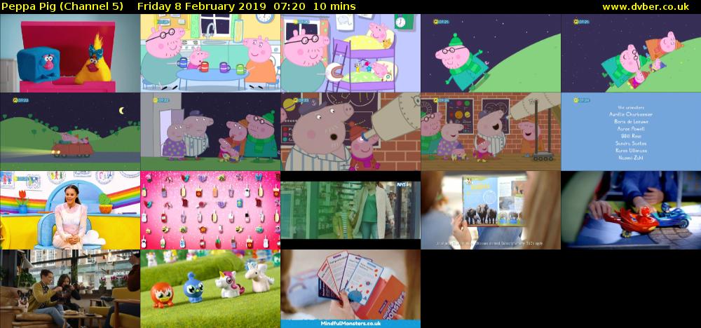 Peppa Pig (Channel 5) Friday 8 February 2019 07:20 - 07:30