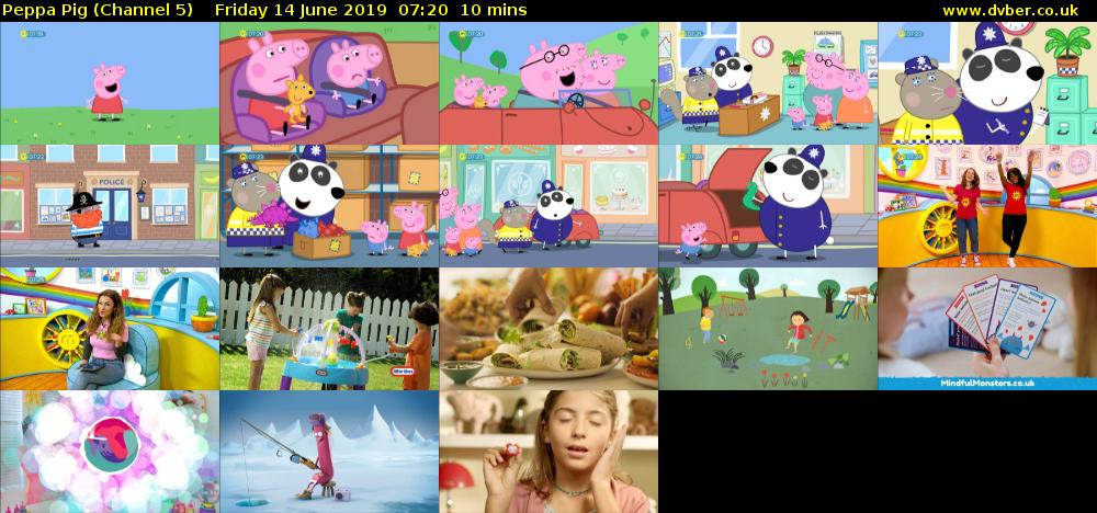 Peppa Pig (Channel 5) Friday 14 June 2019 07:20 - 07:30