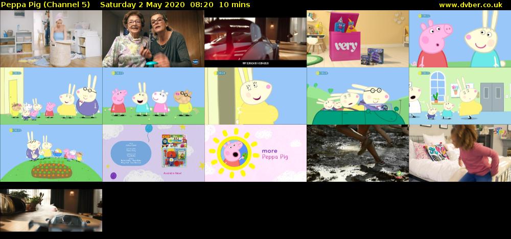 Peppa Pig (Channel 5) Saturday 2 May 2020 08:20 - 08:30