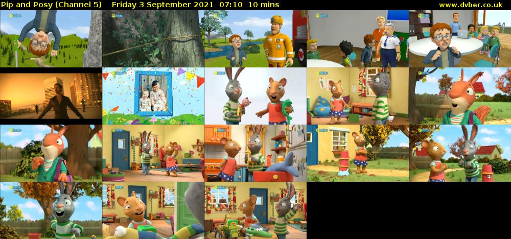 Pip and Posy (Channel 5) Friday 3 September 2021 07:10 - 07:20