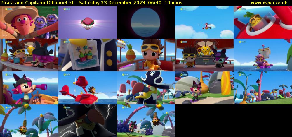 Pirata and Capitano (Channel 5) Saturday 23 December 2023 06:40 - 06:50