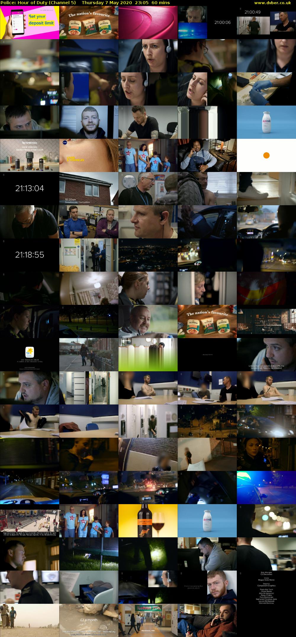 Police: Hour of Duty (Channel 5) Thursday 7 May 2020 23:05 - 00:05