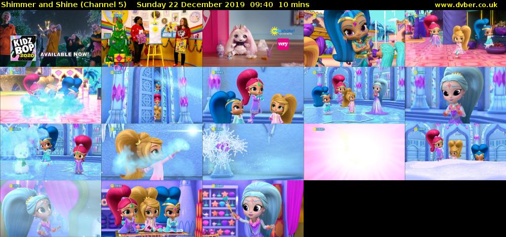 Shimmer and Shine (Channel 5) Sunday 22 December 2019 09:40 - 09:50