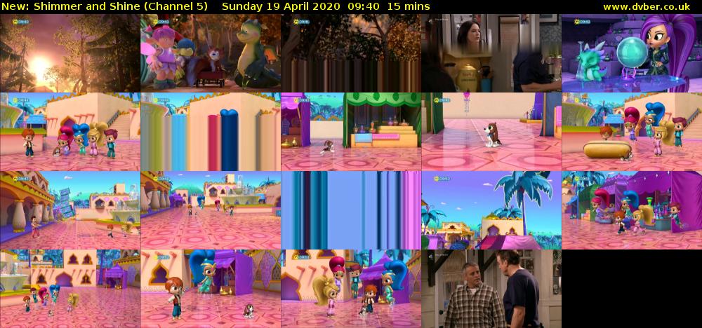 Shimmer and Shine (Channel 5) Sunday 19 April 2020 09:40 - 09:55