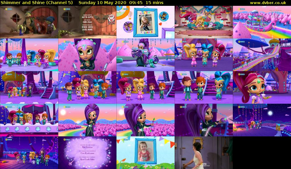 Shimmer and Shine (Channel 5) Sunday 10 May 2020 09:45 - 10:00