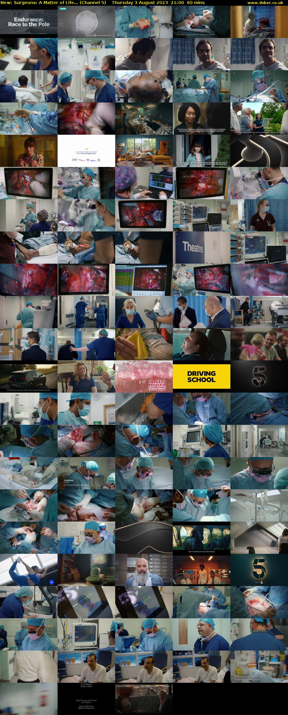 Surgeons: A Matter of Life... (Channel 5) Thursday 3 August 2023 21:00 - 22:00