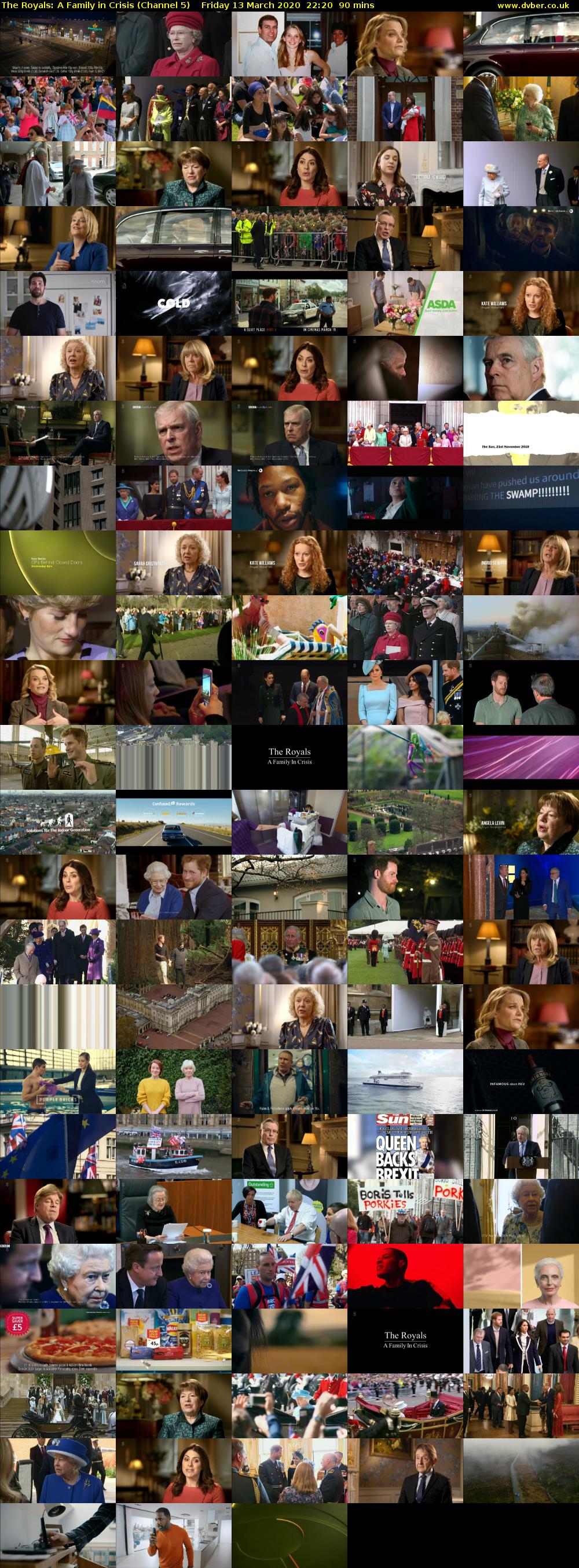 The Royals: A Family in Crisis (Channel 5) Friday 13 March 2020 22:20 - 23:50