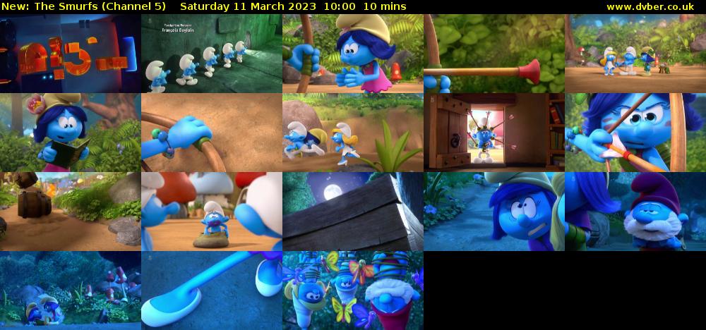 The Smurfs (Channel 5) Saturday 11 March 2023 10:00 - 10:10