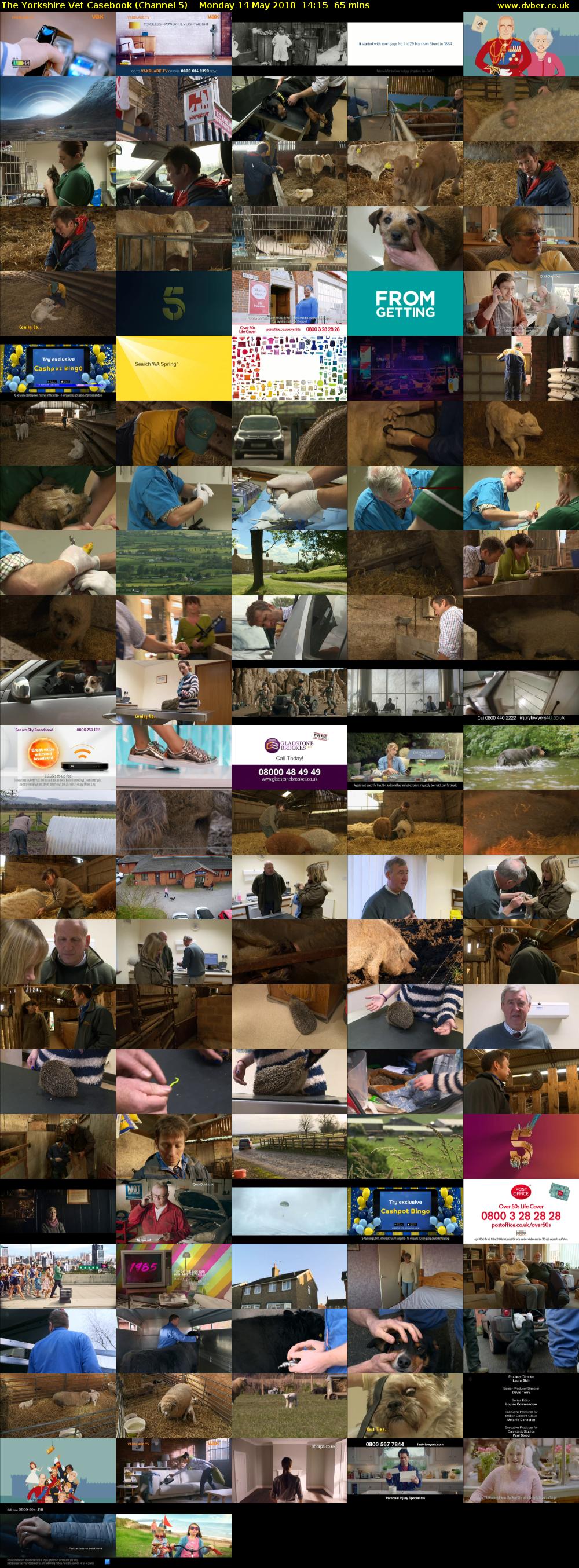 The Yorkshire Vet Casebook (Channel 5) Monday 14 May 2018 14:15 - 15:20