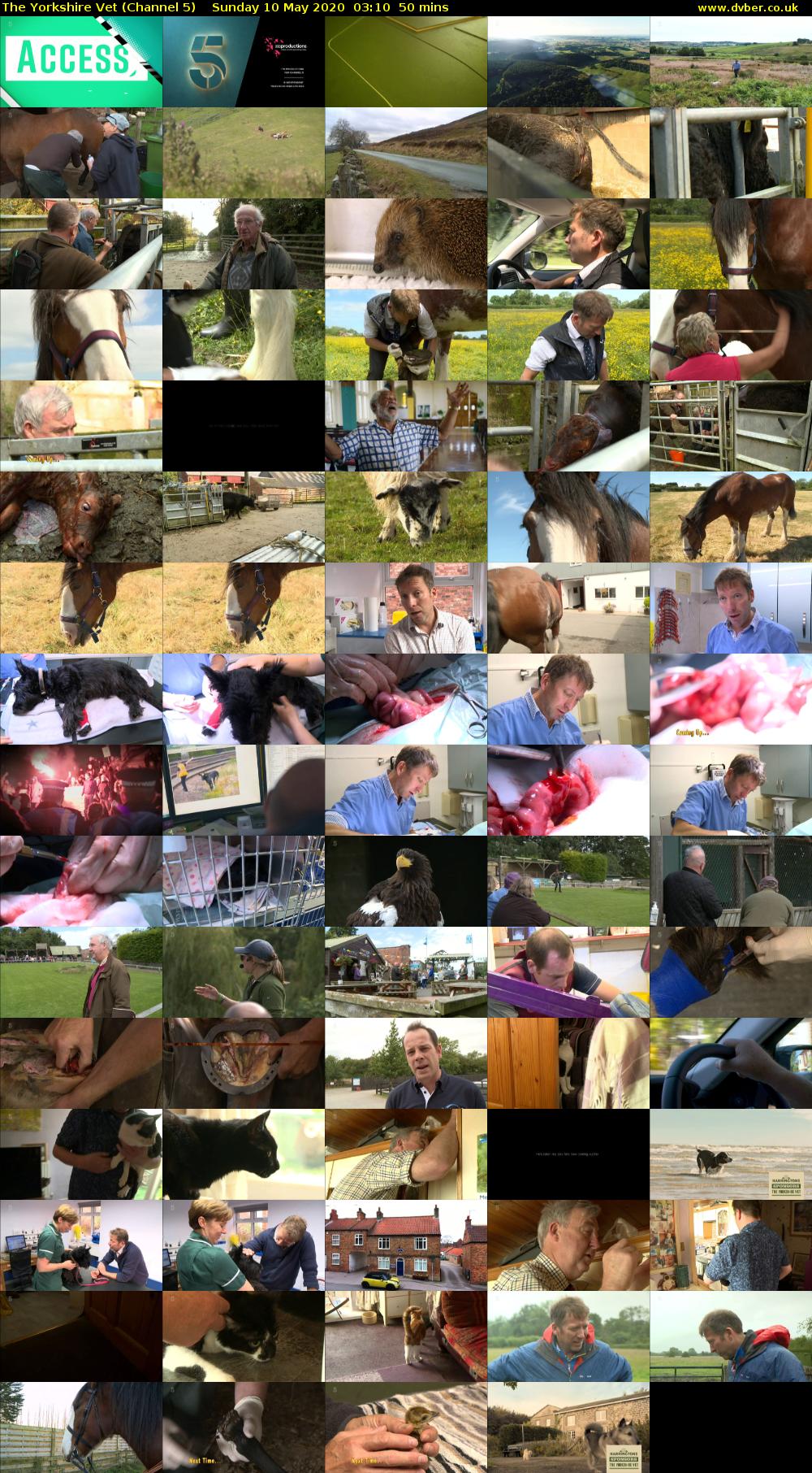 The Yorkshire Vet (Channel 5) Sunday 10 May 2020 03:10 - 04:00