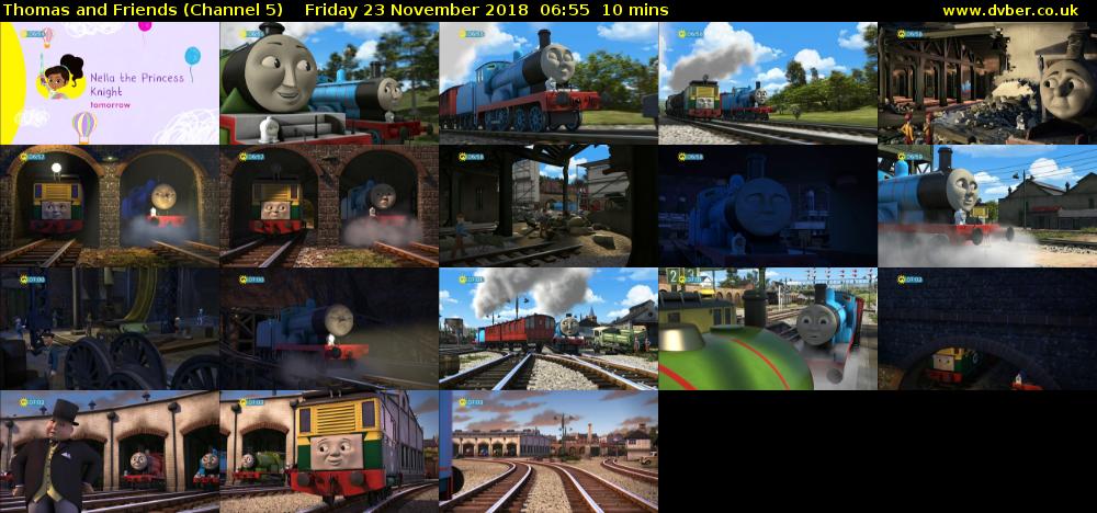Thomas and Friends (Channel 5) Friday 23 November 2018 06:55 - 07:05